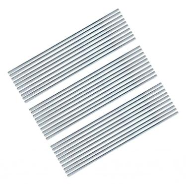 Imagem de Hastes de solda de alumínio, 3 tamanhos opcionais, 1,6 mm/2,0 mm/2,4 mm, fio com núcleo de solda de baixa temperatura, tubo de hastes de brasagem para quase todos os metais brancos, comprimento de