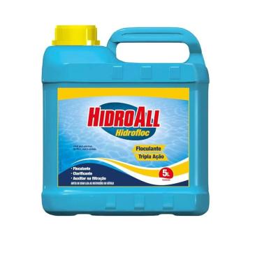 Imagem de Floculante Hidrofloc Tripla Ação 5 Litros Hidroall