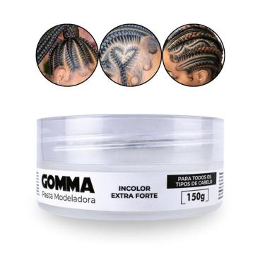 Imagem de Gomma Modeladora Extra Forte Incolor Penteado 150g Yelsew
