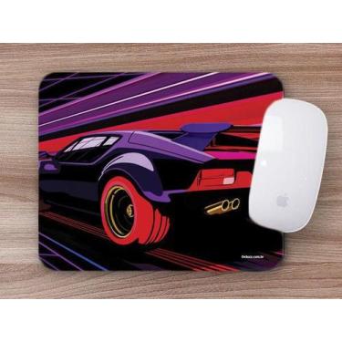 Imagem de Mouse Pad Emborrachado Personalizado Carro Tunado Tunnig Gamer Roxo - 