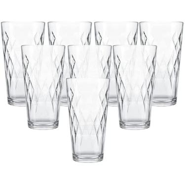 Imagem de Conjunto Jogo de 8 Copos Vitrage Long Drink 350ml - Nadir