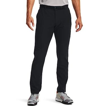Imagem de Under Armour Calça masculina afunilada Vanish Showdown, preta (001)/cinza Halo, 36/34
