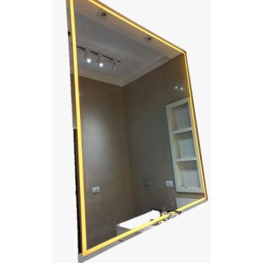 Imagem de Espelho Banheiro Camarim 90x60 iluminado Led - Top Vidros, Cor da Luz 