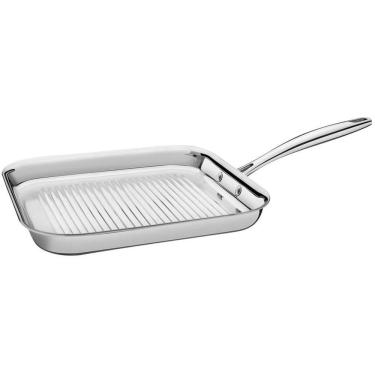 Imagem de Bistequeira Aço Inox 22cm Tramontina 1,2L Grano 62159220 Fácil Limpeza Máquina Lava Louças