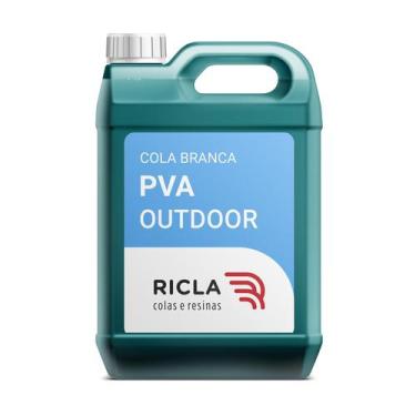Imagem de Cola Branca Pva Para Outdoor - 5KG (RICLACOL PVA MG M)