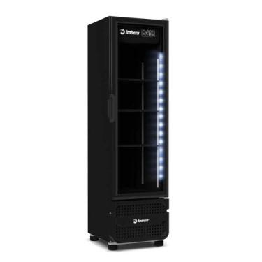Imagem de Cervejeiro Expositor 244 Litros Porta de Vidro Full Black CCV144 220V 