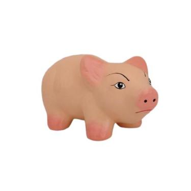Imagem de Porquinho Cofre Para Moedas Porco  - Várias Variedades, Bege