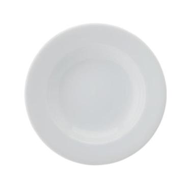 Imagem de Jogo 6 Pratos Fundo Sopa Hotel Restaurante Porcelana Resistente - Porc