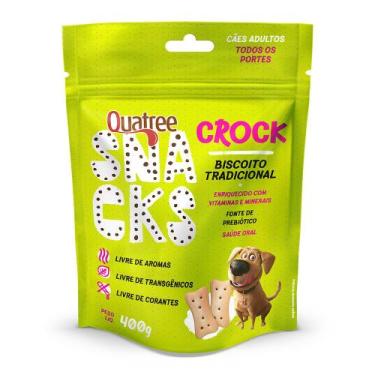 Imagem de Snacks Biscoito Quatree Crock Tradicional para Cães Crock Adultos Todo