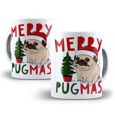 Imagem de Caneca Pug Natal Personalizada Modelo 1 - Tio da Caneca