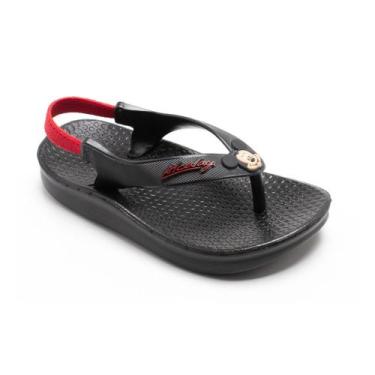 Imagem de Chinelo personagem de criança menina e menino infantil com elástico an