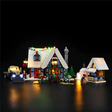 Imagem de GEAMENT LED Light Kit Compatible with Lego Winter Village Cottage - Lighting Set for Creator 10229 Building Model (Model Set Not Included)
