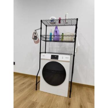 Imagem de Rack Lavanderia Maquina De Lavar Organizadora 3 Prateleiras - Maxime