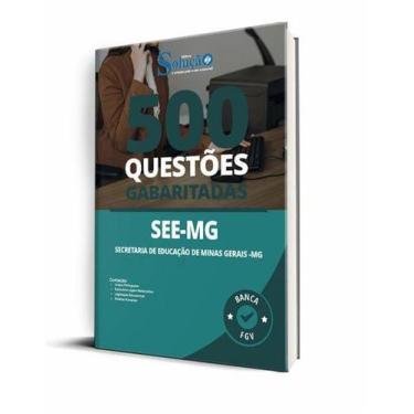 Imagem de Caderno de Questões SEE-MG - 500 Questões Gabaritadas - Editora Soluçã