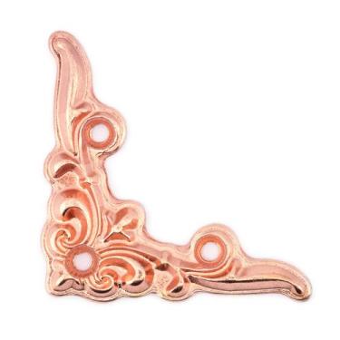 Imagem de Cantoneira Pequena 4 Peças Decoração Acabamento Caixas Bandejas Espelh