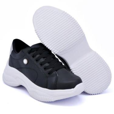 Imagem de Tênis Feminino Casual Confortável Detalhado - D e spot, Azul, 38, Femi