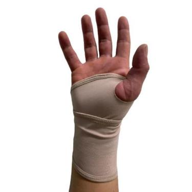 Imagem de Munhequeira Fitness Protetor De Punho Fitness Neoprene Tecido Duplo - 