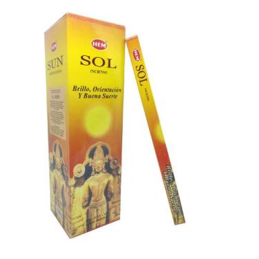 Imagem de Incenso Natural HEM - Sol 8 Varetas