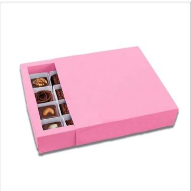 Imagem de Caixa Luva 16 Bombons Blush - 17cm x17cmx4cm - 1 unidade - Cromus - Ri