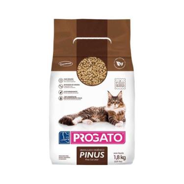 Imagem de Areia Gato Granulado Sanitario Madeira Progato Pinus 1,8kg