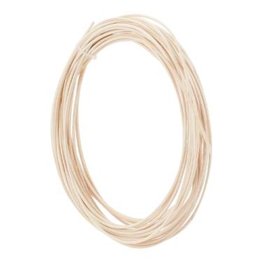 Imagem de AHANDMAKER Cesto de tecelagem de bengala redonda, 0,25 cm 16,4 m, cesta de tecelagem de vime, material de tecelagem de vime, kit de reparo de vime para cestas, móveis, cadeira, reparo de tecelagem