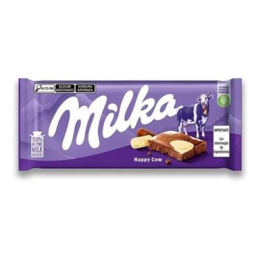 Imagem de Chocolate Ao Leite E Chocolate Branco Milka 100G