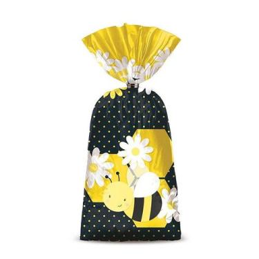 Imagem de Sacola Surpresa Festa Abelhinha - 8 unidades - Cromus -  Festas - Crom