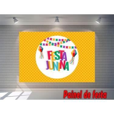 Imagem de Painel de Festa Junina Quermesse São João - shopp do adesivo 