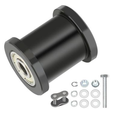 Imagem de YOXUFA Tensor de corrente de 8 mm com rolo de 3 mm para Coleman CT100U CC100X Baja Doodlebug DB30 Motovox Mbx10 Mbx11 Predator 79cc 97cc 98cc 100cc 2.5 3.0hp Powersport Mini peças