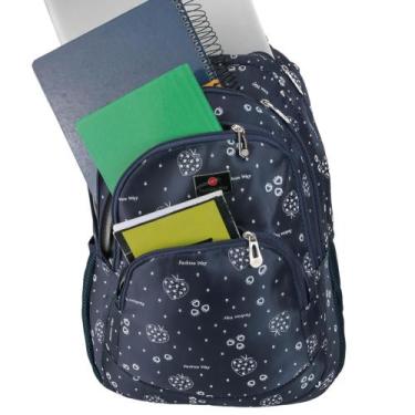 Imagem de Mochila Feminina Casual Porta Notebook Grande Escola Passeio Trabalho 
