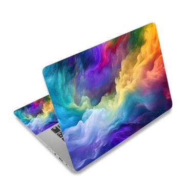 Imagem de Capa de adesivo para laptop, 30.5 cm 33.3 cm 33.8 cm 35.6 cm 38.1 cm 39.1 cm 39.6 cm 39.6 cm capa de adesivo de arte de vinil para notebook (2 almofadas de pulso incluídas), removível reutilizável,