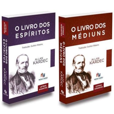 Imagem de Kit O Livro dos Espíritos + O Livro dos Médiuns- Letras Gigantes - NOV