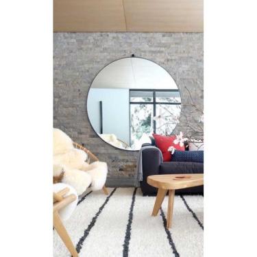 Imagem de Espelho Redondo Grande Gigante decorativo Vidro Colante - JOIA VIDROS 