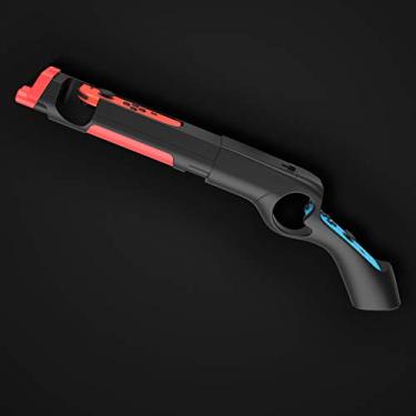 Imagem de GH Joy con Gun Controller for Nintendo Switch 1 (OLED) Shooting Games, Resident Evil, Cabela's, Sniper Elite, Doom, Hunting Simulator, Wolfenstein, Payday, Joycon Gun Grip Black
