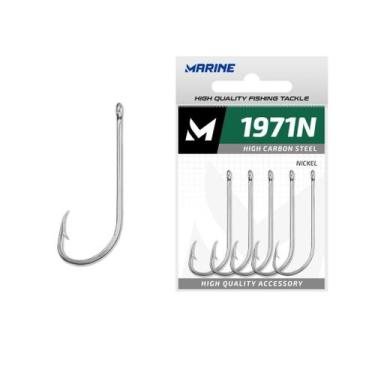 Imagem de Anzol Marine 1971N - MARINE SPORTS, N12 Cartela C/50pcs