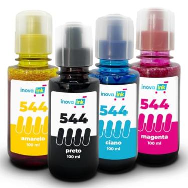 Imagem de Kit de Tinta Inova Ink para Impressora L1250, 4 Cores, Preto, Ciano, Magenta, Amarelo