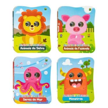 Imagem de Kit 4 livros de Historias infantis Cartonado Olhinhos Curiosos