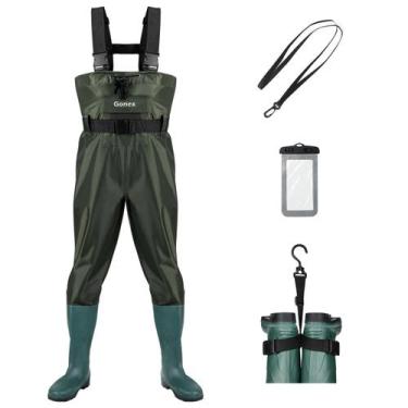 Imagem de Chest Waders Gonex Waterproof 70D Nylon para homens e mulheres