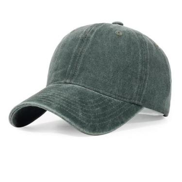 Imagem de Boné Liso Masculino Feminino Unissex Sarja Aba curvada Com Regulagem D