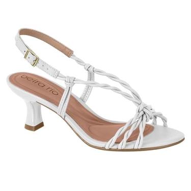 Imagem de Sandália Branca Beira Rio Tiras Feminina