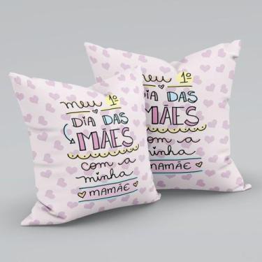 Imagem de Capa Para Almofada Dia das Mães Homenagem Mãe Presente 01 Peça - MANIA