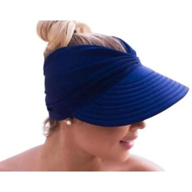 Imagem de Viseira De Praia Bandana- Turbante Verão - Star Gold Store, Azul marin