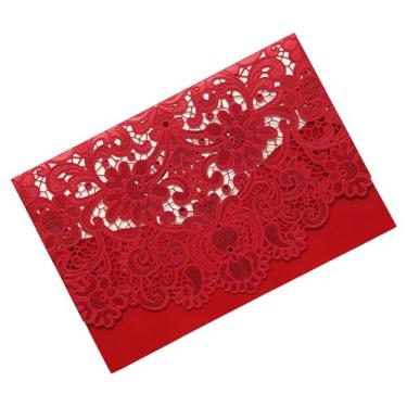 Imagem de Cartões de Convites de Casamento de 25 PCs Com Envelopes Hollow Out Cards Cards Cartões de Engajamento Cartão para Casamento (10pcs)
