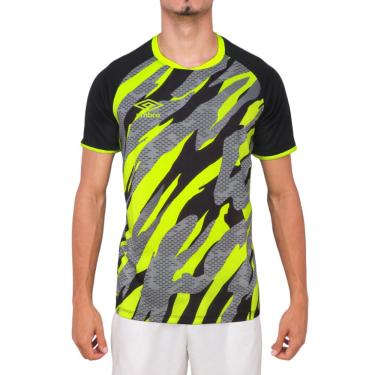 Imagem de Camiseta Umbro Artillery Preto Limão E Grafite