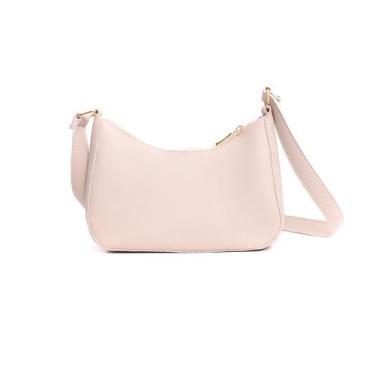 Imagem de Bolsa Feminina Básica Elegante Meia Lua Alça de Ombro Tiracolo - A L C