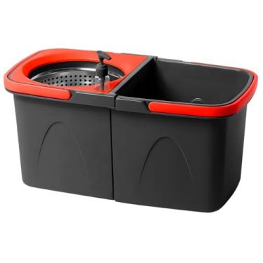 Imagem de Esfregão Giratório Desmontável Duas Águas Cesto Inox Original