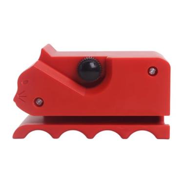 Imagem de shamjina Cortador de papelão para cortador de placa corrugada de riscos Fácil de usar stripper compacto portátil para amantes de gatos artesanato diy, Vermelho