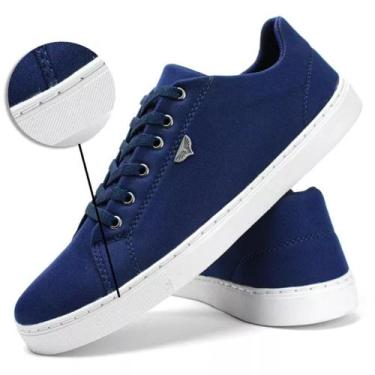 Imagem de Sapatênis Masculino Casual Fechamento 37 a 44 - MKSHOES, Marinho, 40