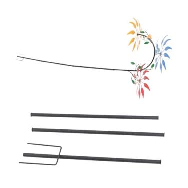 Imagem de MUNEFE Spinner de de metal, Flor multi -colorida Butterfals Spinner de, Flores Borboletas moinhos de para externo, varandas, jardim e quintal