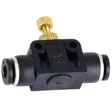 Imagem de 1pc Válvula de Tubo de PVC do Tipo T - Válvula Controle Fluxo Ajustável para Sistemas Encanamento, Regulador água Durável e Confiável para Uso Doméstico e Jardim (8mm)